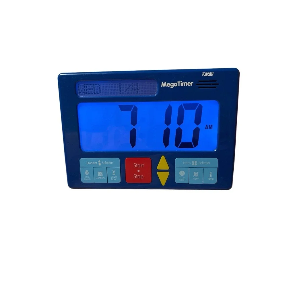 Kagan Cooperative Learning MegaTimer Classroom Timer‎ Digital Lighted Working